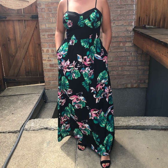 Xhilaration Dresses & Skirts - Floral Maxi size Large from Xhilaration